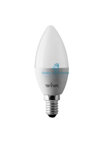 Ampoule LED Wiva 12100430 basique olive opale E14 8W 3000K